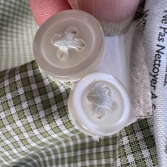 Eddie Bauer Shirt Men's Size Large Plaid Green Button Down Relaxed - Picture 11 of 11